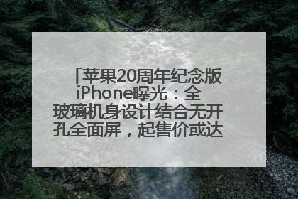 苹果20周年纪念版iPhone曝光：全玻璃机身设计结合无开孔全面屏，起售价或达1.45万人民币