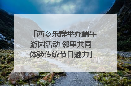 西乡乐群举办端午游园活动 邻里共同体验传统节日魅力