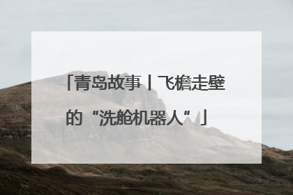 青岛故事丨飞檐走壁的“洗舱机器人”