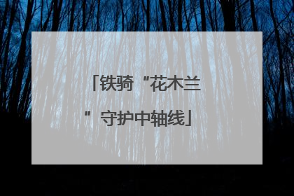 铁骑“花木兰”守护中轴线
