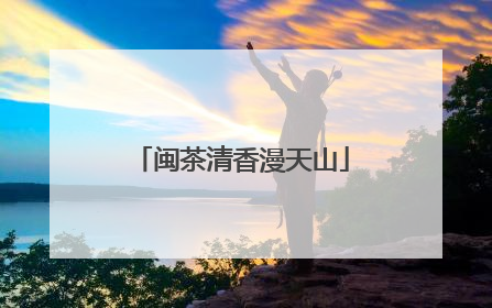 闽茶清香漫天山