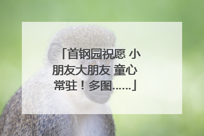 首钢园祝愿 小朋友大朋友 童心常驻！多图……