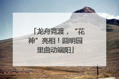 龙舟竞渡，“花神”亮相！圆明园里曲动端阳