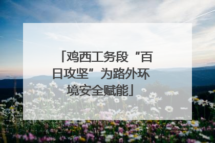 鸡西工务段“百日攻坚”为路外环境安全赋能