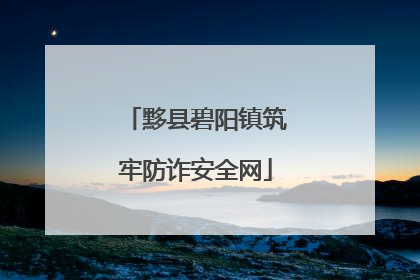 黟县碧阳镇筑牢防诈安全网