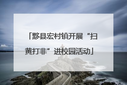 黟县宏村镇开展“扫黄打非”进校园活动