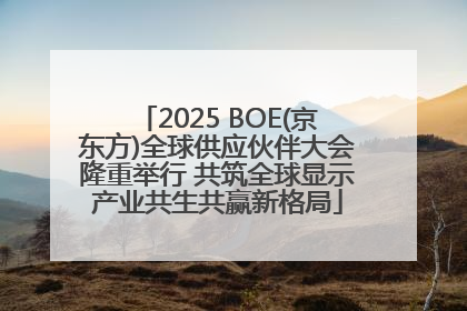 2025 BOE(京东方)全球供应伙伴大会隆重举行 共筑全球显示产业共生共赢新格局