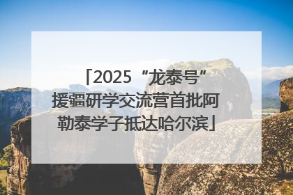 2025“龙泰号”援疆研学交流营首批阿勒泰学子抵达哈尔滨