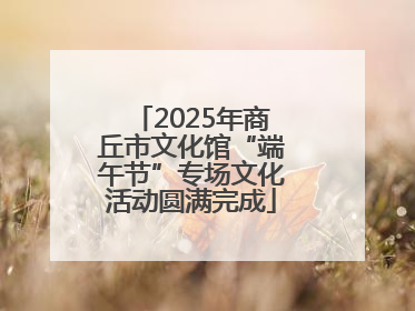 2025年商丘市文化馆“端午节”专场文化活动圆满完成