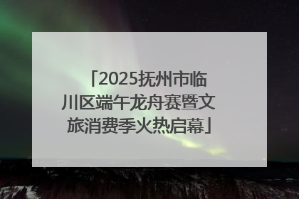 2025抚州市临川区端午龙舟赛暨文旅消费季火热启幕