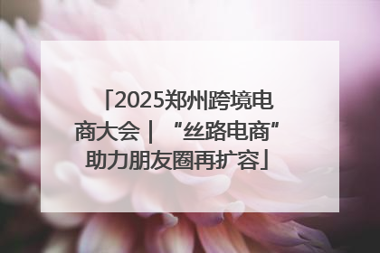 2025郑州跨境电商大会｜“丝路电商”助力朋友圈再扩容