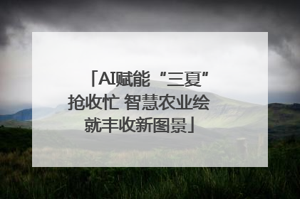 AI赋能“三夏”抢收忙 智慧农业绘就丰收新图景