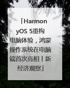 HarmonyOS 5重构电脑体验，鸿蒙操作系统在电脑端首次亮相丨新经济观察